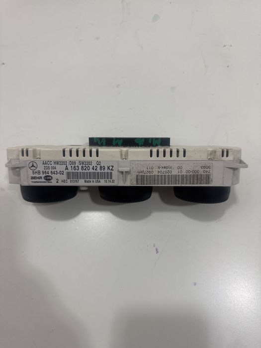 Control soufagem Mercedes Ml W163