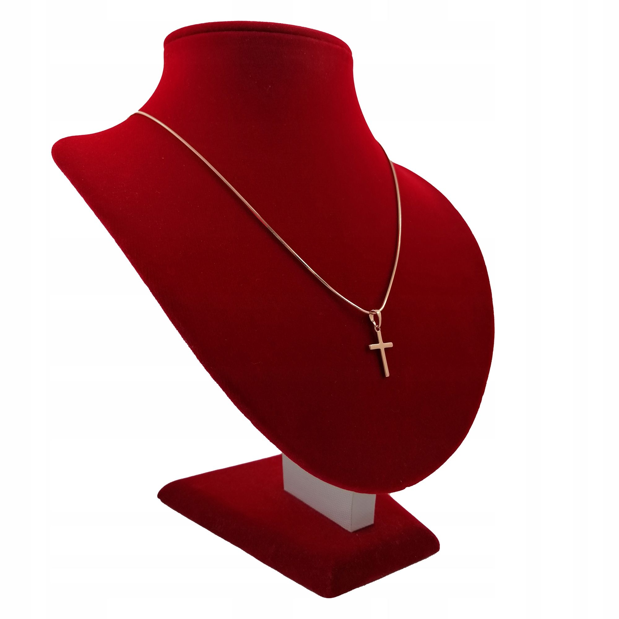 Łańcuszek Złoty Zmijka Z Krzyżykiem 18k + Gratisy
