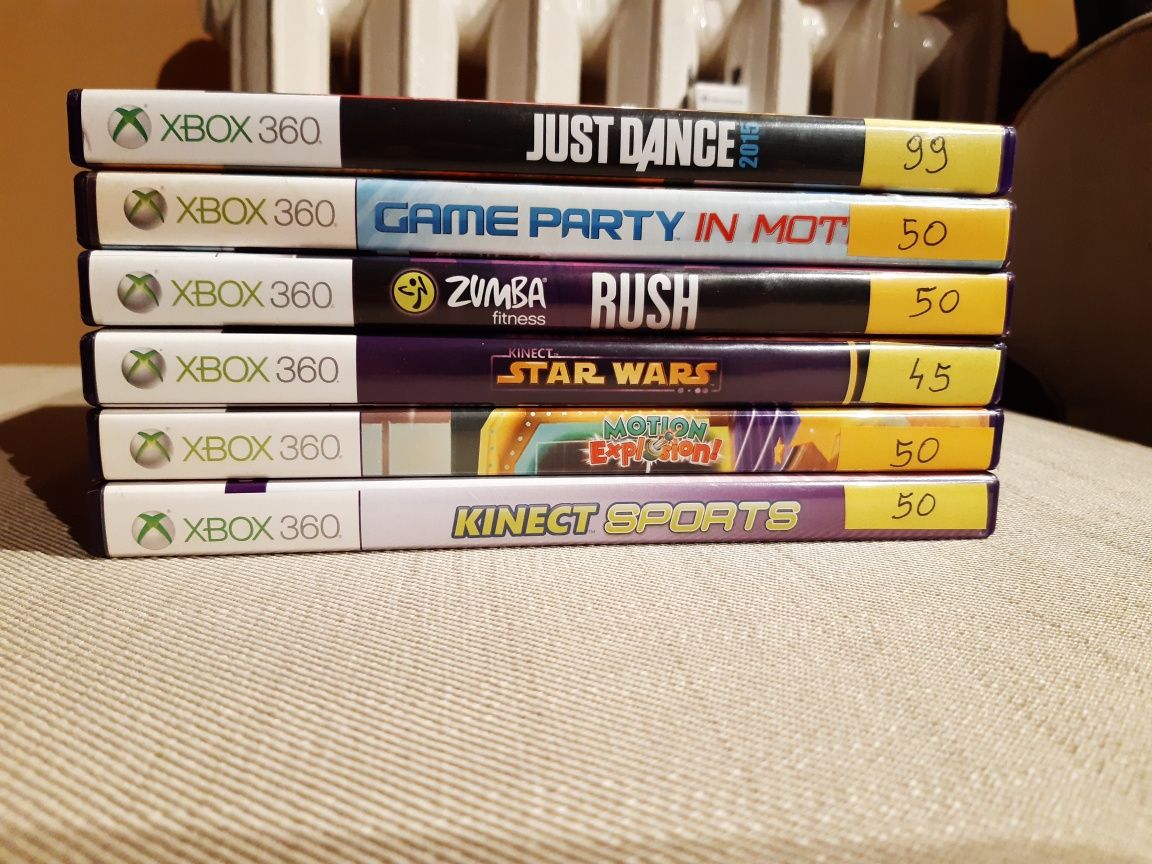 Gry kinect xbox 360 just dance rush zumba Star wars sport game party
