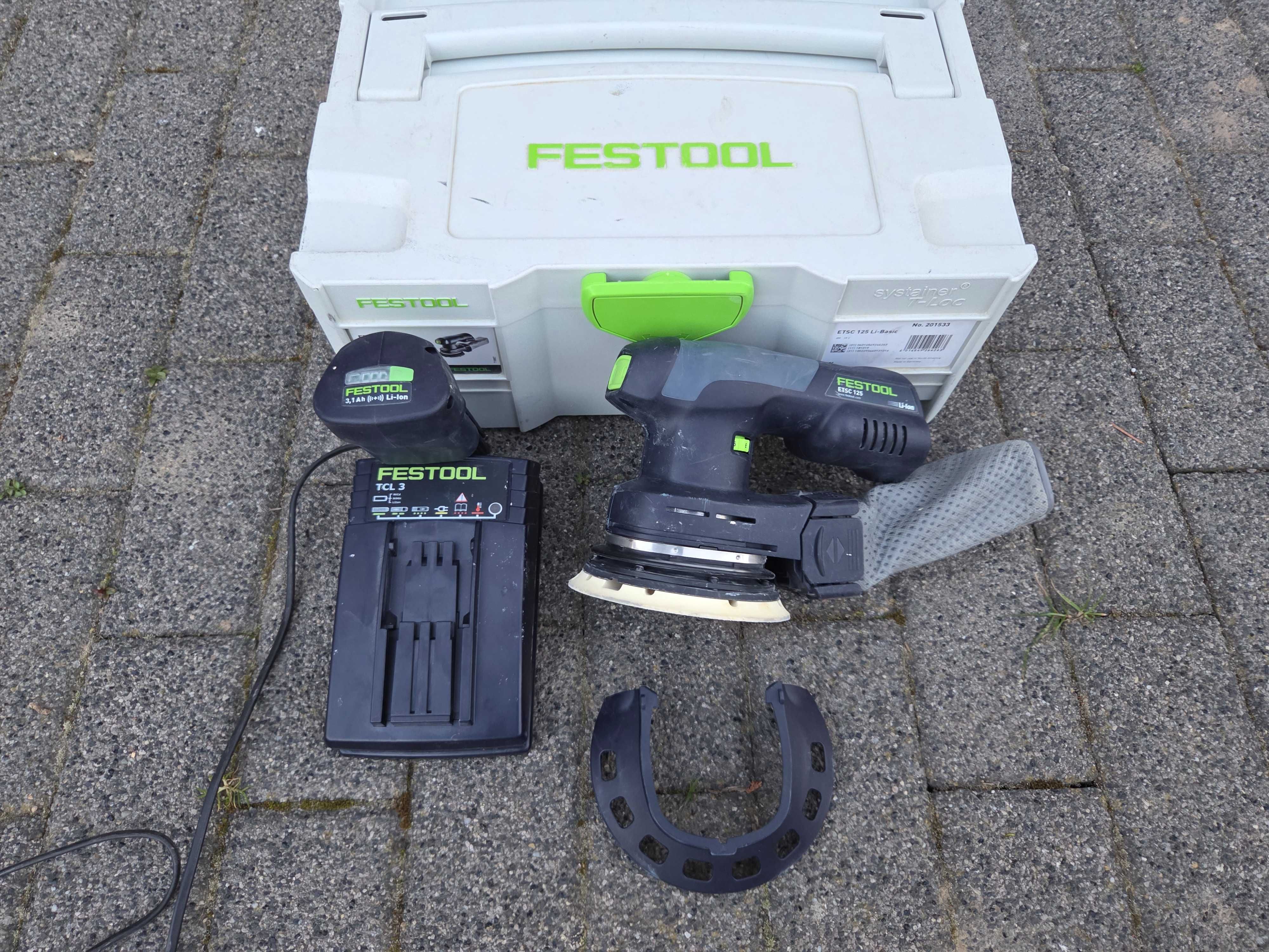Szlifierka akumulatorowa mimośrodowa Festool ETSC 125 LI