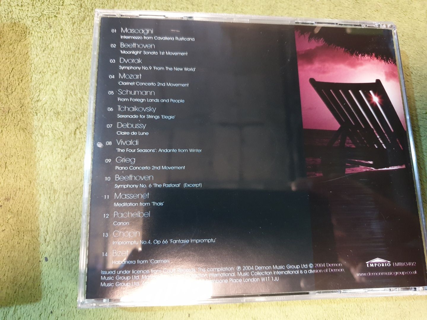 6 płyt CD różni wykonawcy, muzyka poważna.