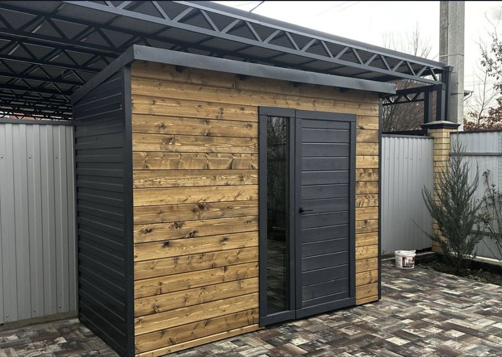 Сарай хоз блок без утеплення