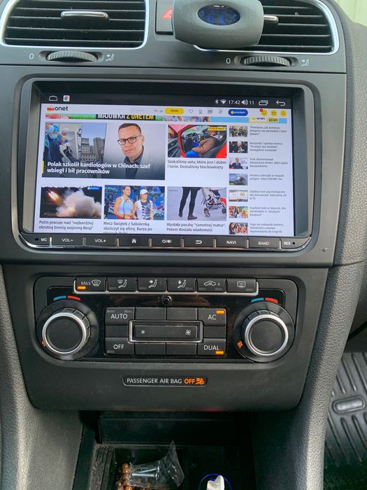 Radio Android z Nawigacją GPS VW Caddy Polo Sharan Jetta Amarok Beetle
