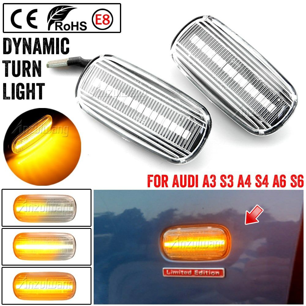 Поворотники LED Golf Audi A3 S3 8P A4 B6 B7 B8 S4 RS4 A6 S6 C5