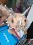 Maska lateksowa  dinozaur triceratops