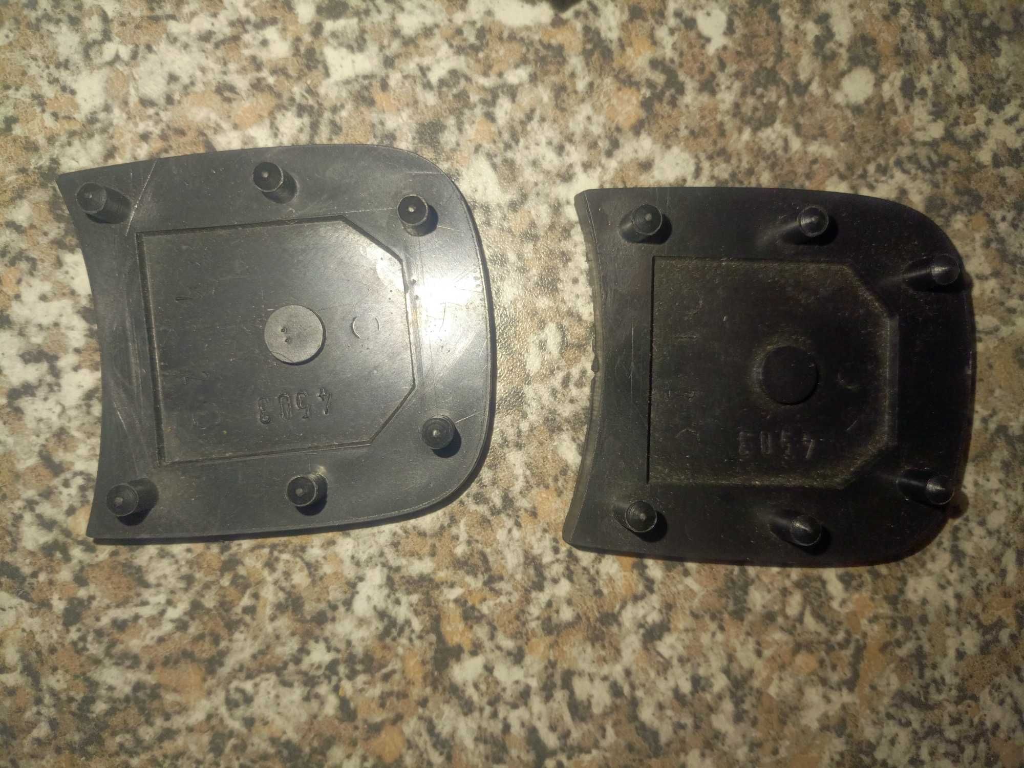 2x fleki/obcasy do butów 6,5cm x 7,5cm