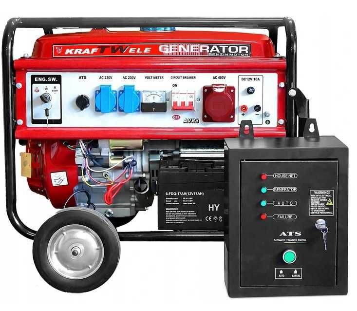 Generator Agregat Prądotwórczy KW9800 3F ATS 9,8KW 400V
