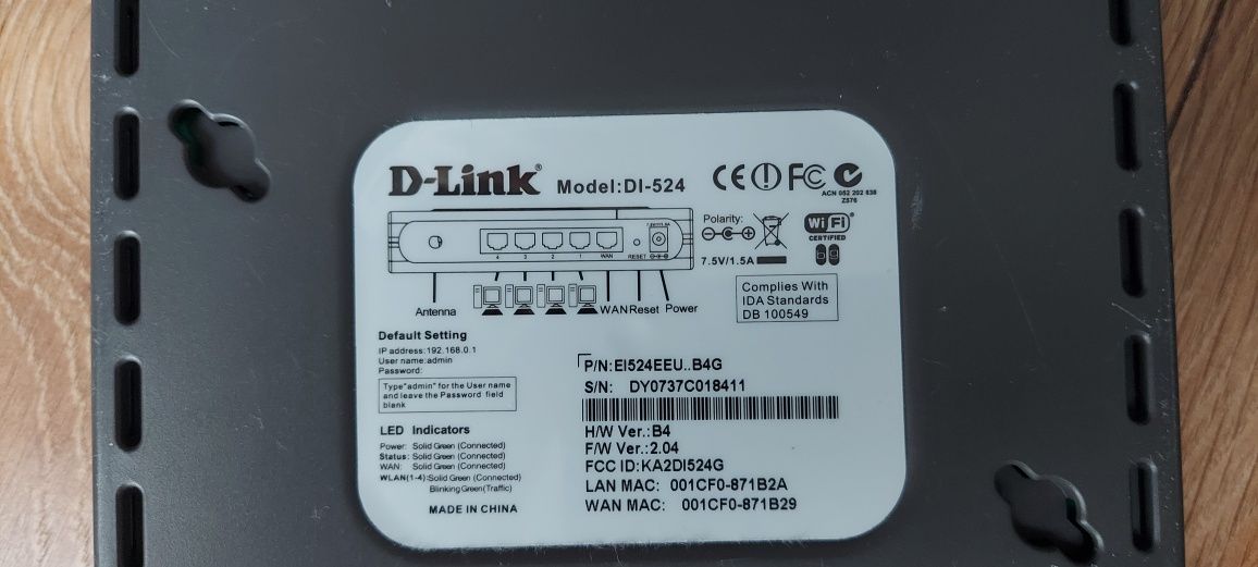Router D Link DI 524