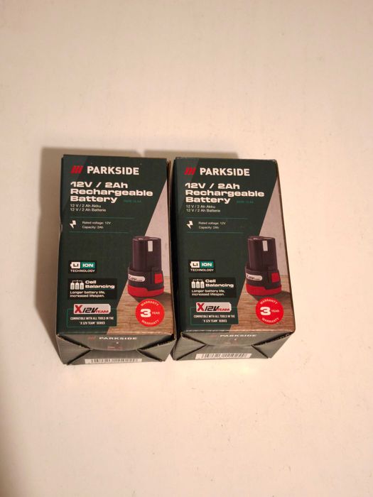 Pack 5 baterias 12v Parkside * NOVAS *
