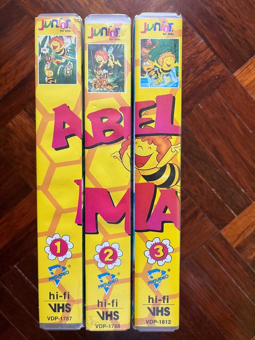 VHS Abelha Maia (Endō e Saitō, 1975) DUB PT-PT