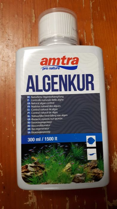 Anti-algas natural para aquários