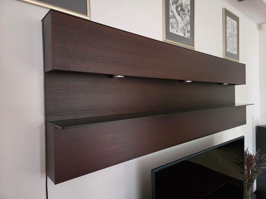 Szafka pod TV z nadstawką