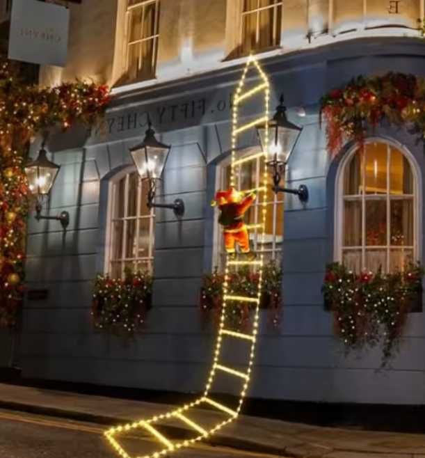 Świąteczna dekoracja LED Święty Mikołaj! 3 metry!