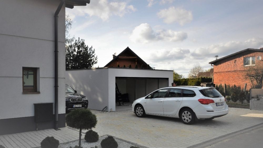 Garaż bez pozwolenia tynkowany Nowość Uno-Classic + PIOTR