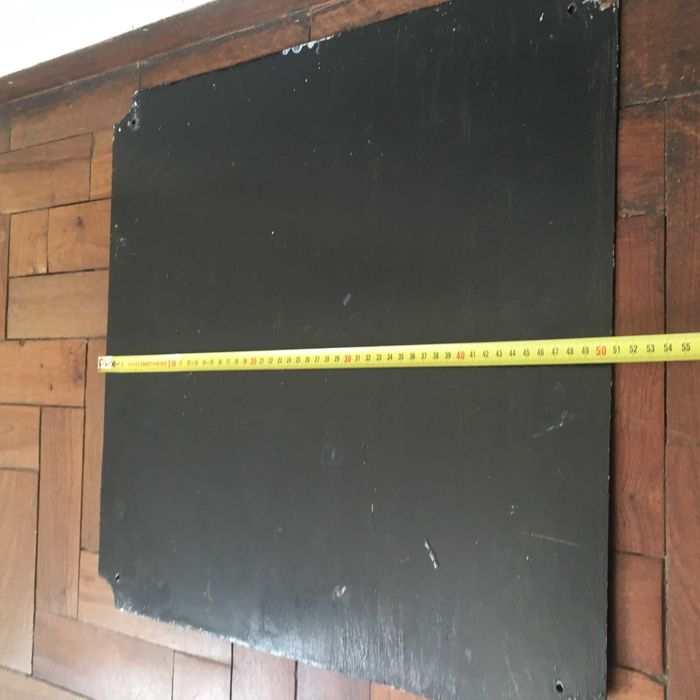 2 Placas em ferro para exterior,ambas impecáveis,sinalização