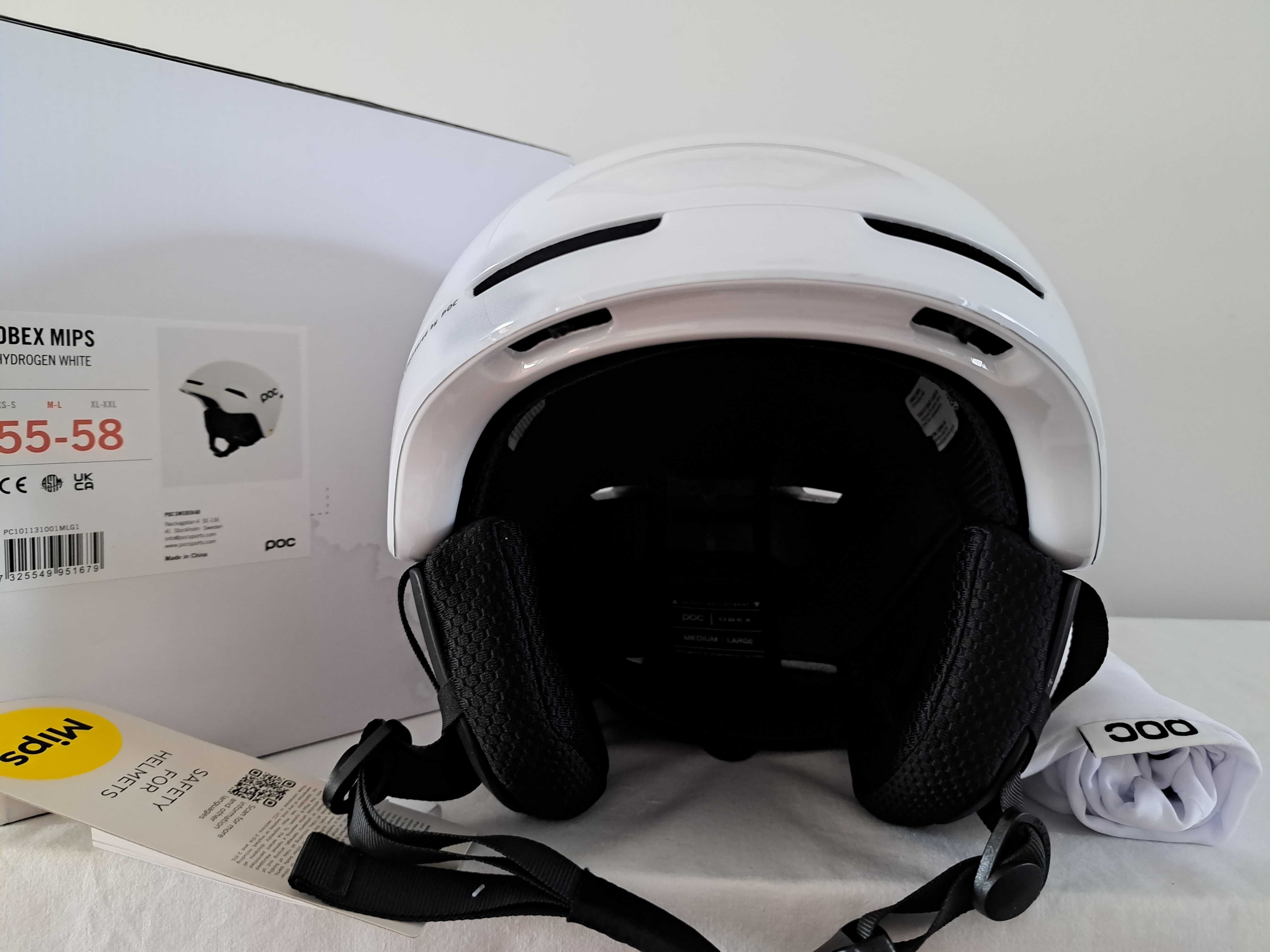 Kask narciarski POC Obex Mips Hydrogen White M/L 55-58cm
