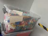 Lego duplo, pociag towarowy, domek i inne