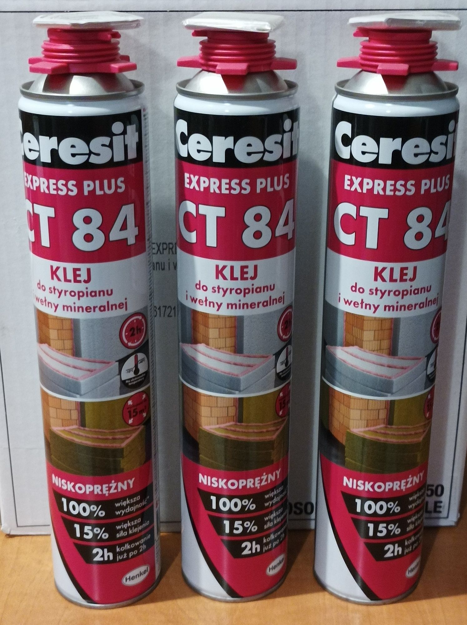 CT84 Klej do styropianu i wełny mineralnej 850ml