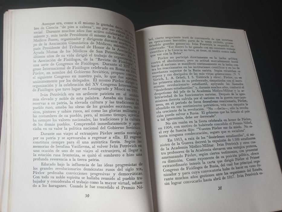 "I.P. Pavlov - Su Vida y Su Obra Cientifica" por E.A. Asratian