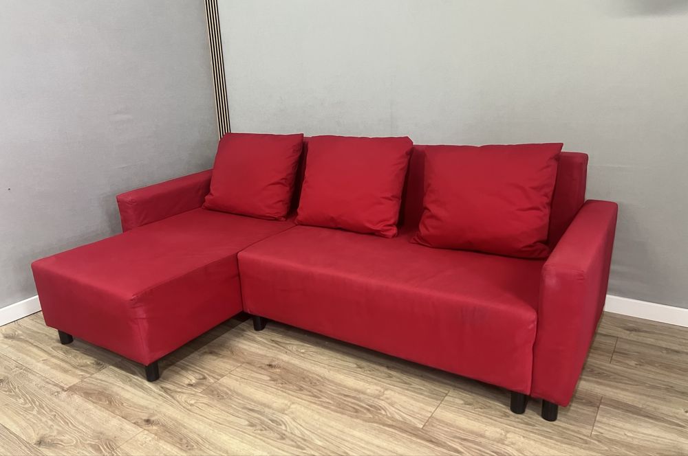 Narożnik sofa kanapa funkcja spania pojemnik IKEA wyprana DOSTAWA !!!