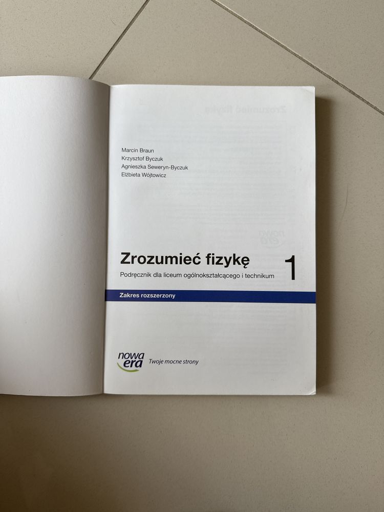 Zrozumieć fizykę 1 zakres rozszerzony