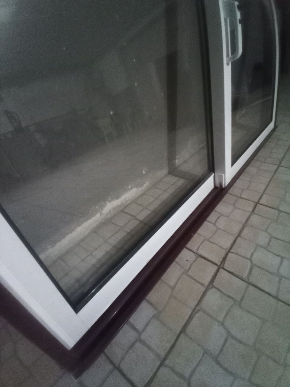 Janela de correr, vidro duplo