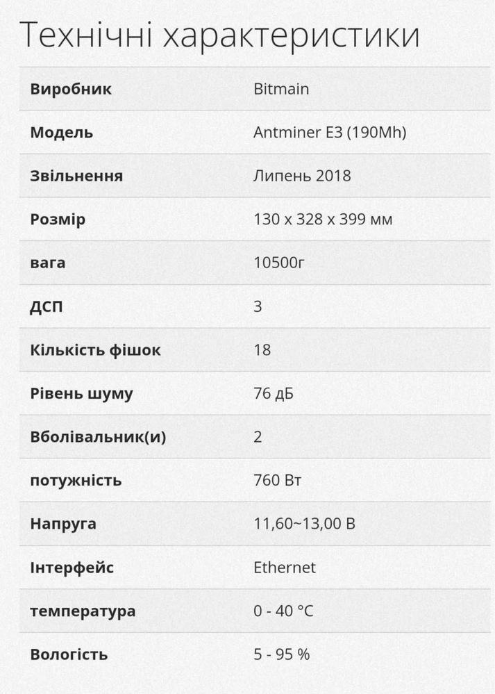 Асик е-3 190 мн/с