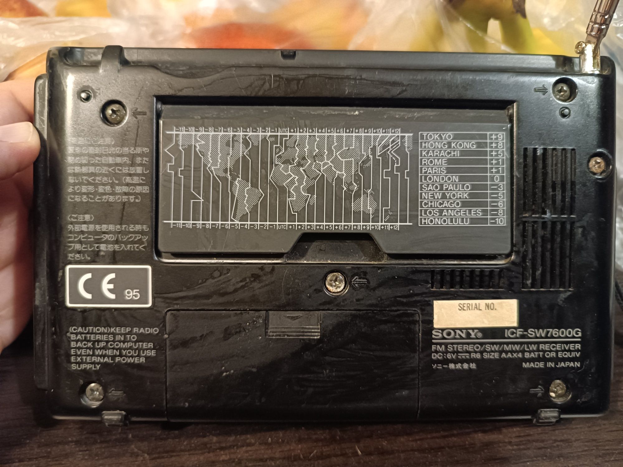 Radio globalne Sony ICF-SW7600G