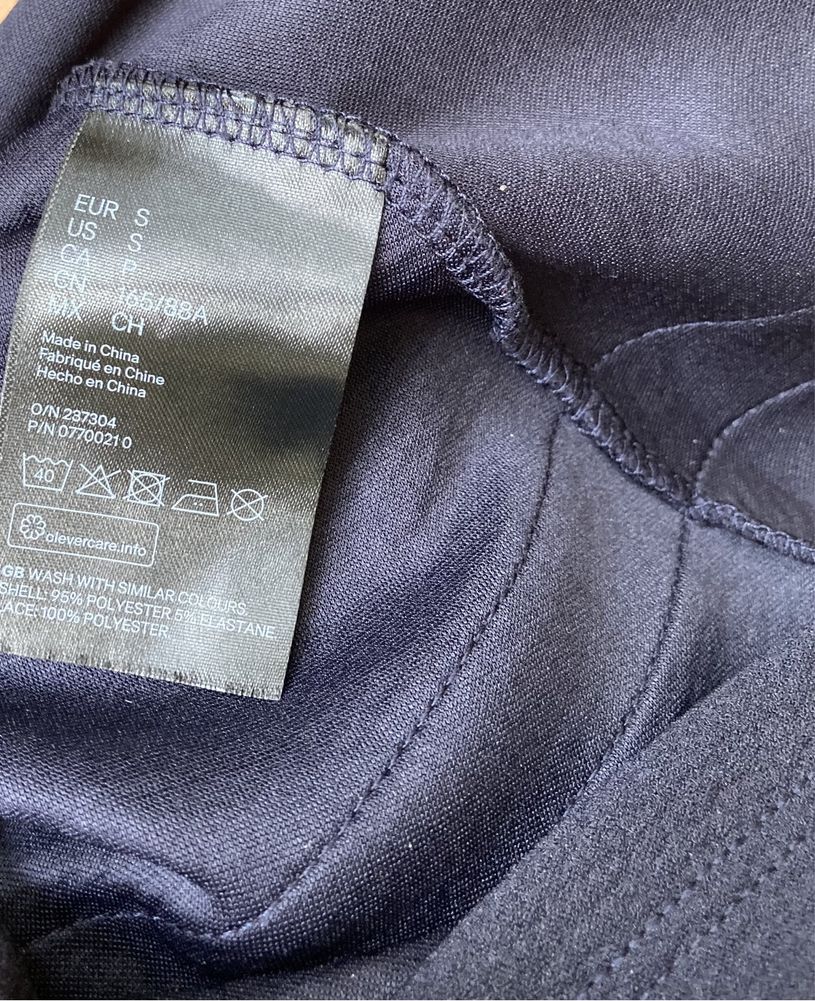 Granatowa elegancka sukienka H&M rozm. S