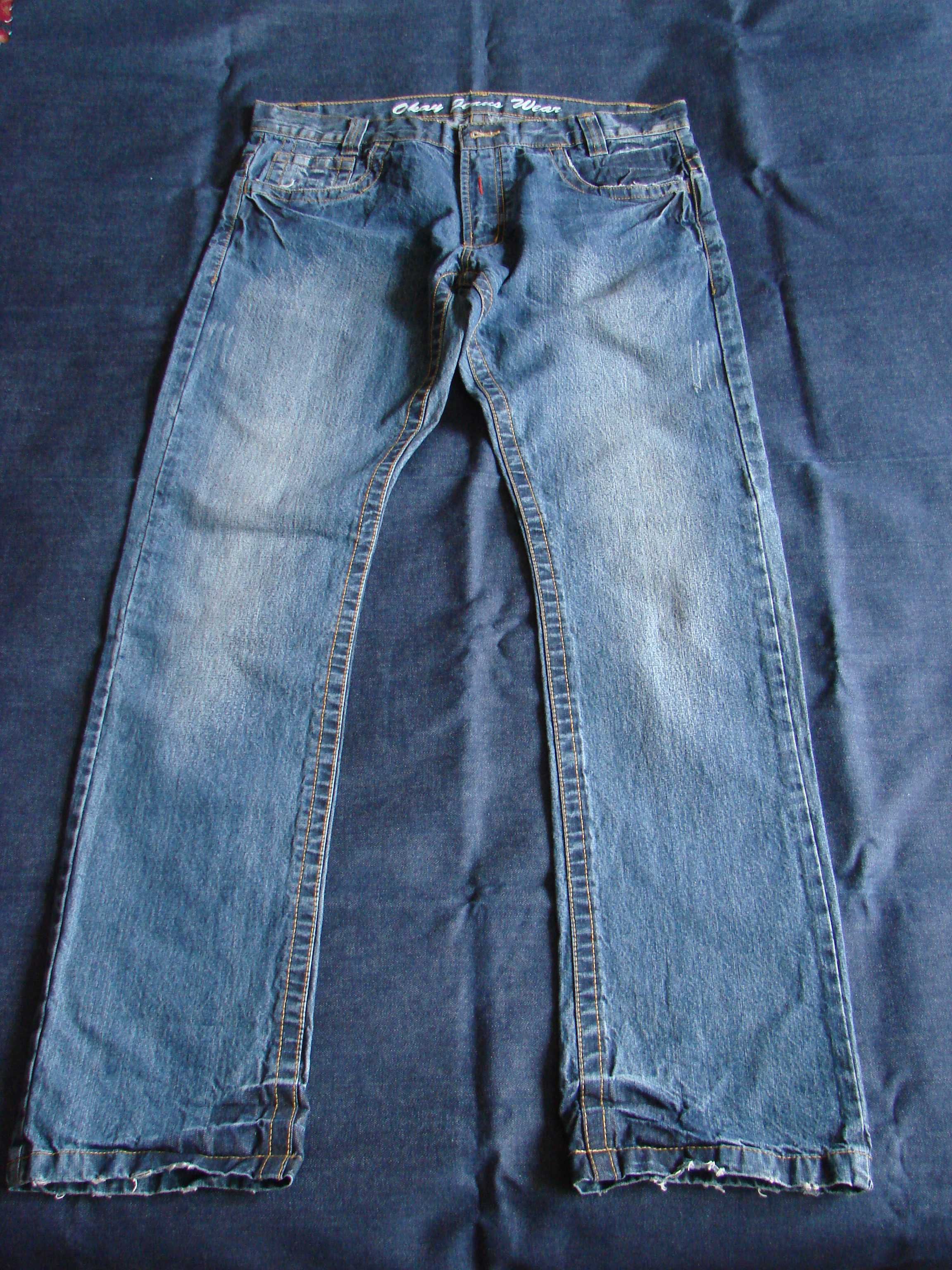 Spodnie męskie jeans rozmiar 52