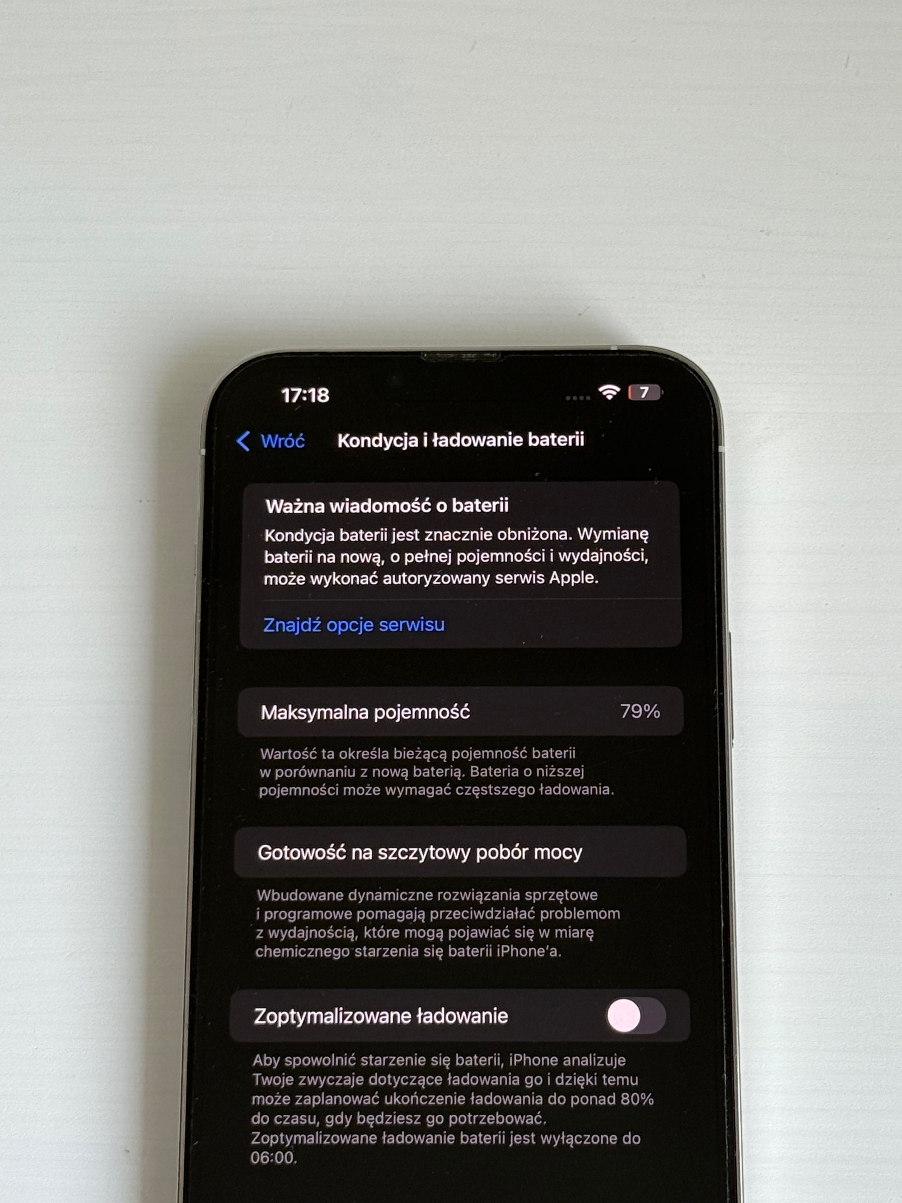 iPhone 13 Pro Max 256 GB biały stan idealny