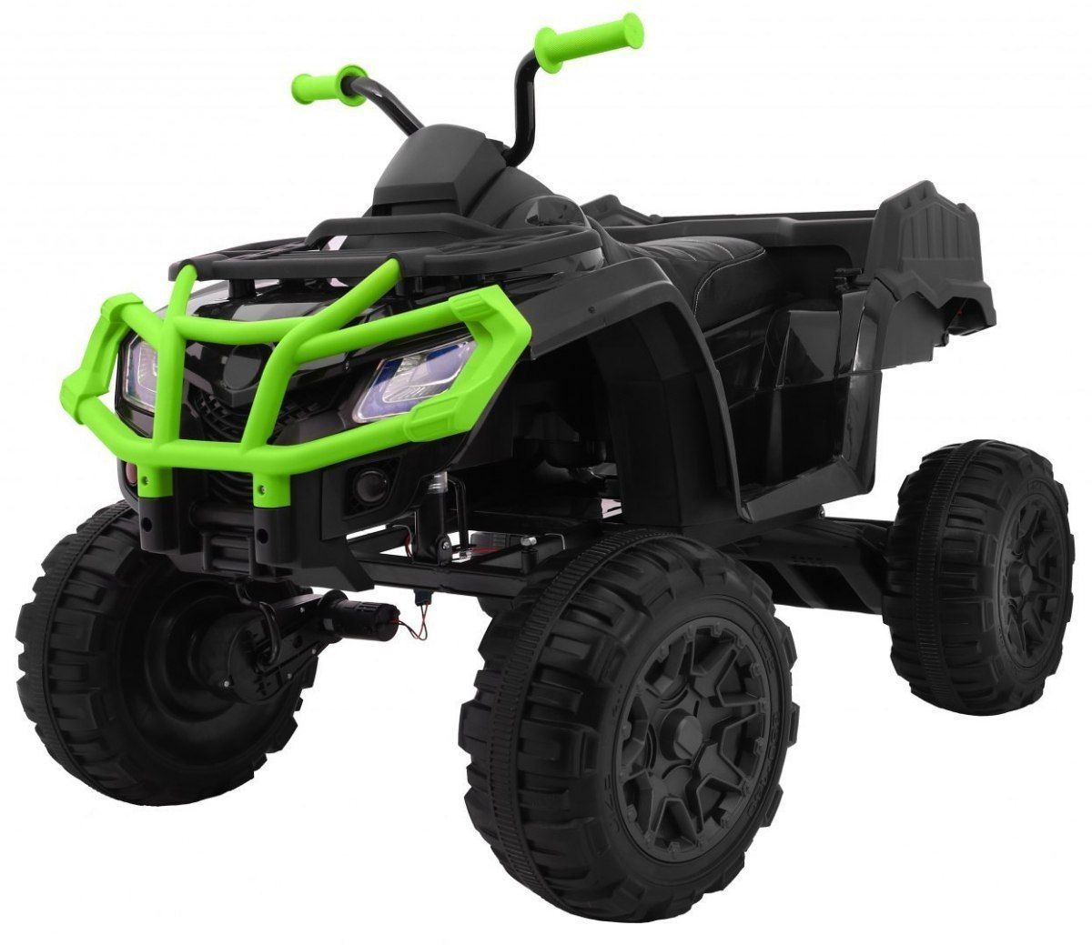 Quad elektryczny na akumulator  XL ATV, Pilot 2 4GHZ Czarno Zielony