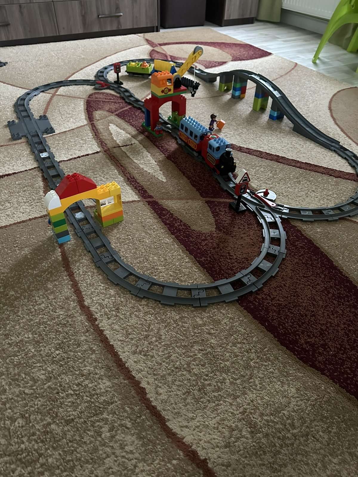 Lego duplo 10508 Велкий потяг + 10507 мій перший потяг
