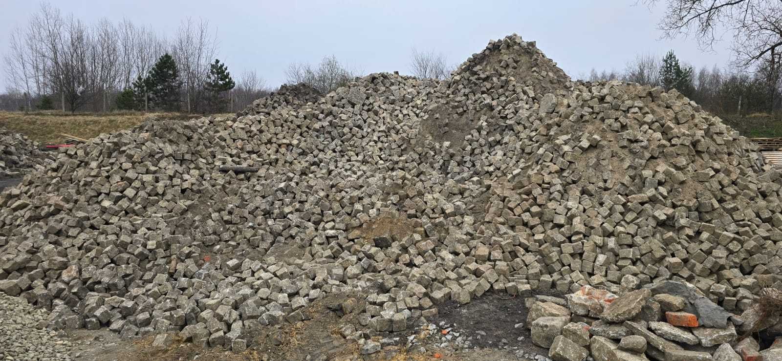 kostka granitowa poniemiecka z rozbiórki