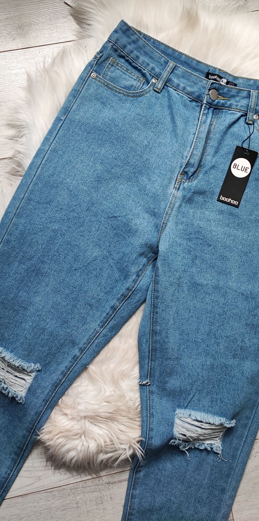 Spodnie jeans roz.40 boohoo nowe