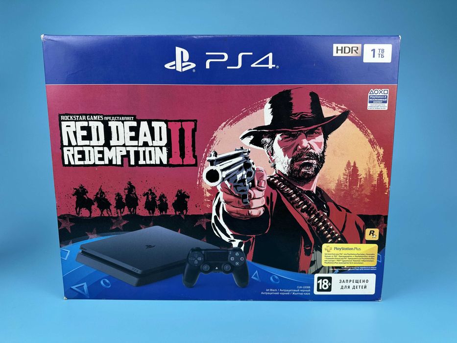 Playstation 4 Slim 1ТБ + Red Dead Redemption 2, Вітринний зразок