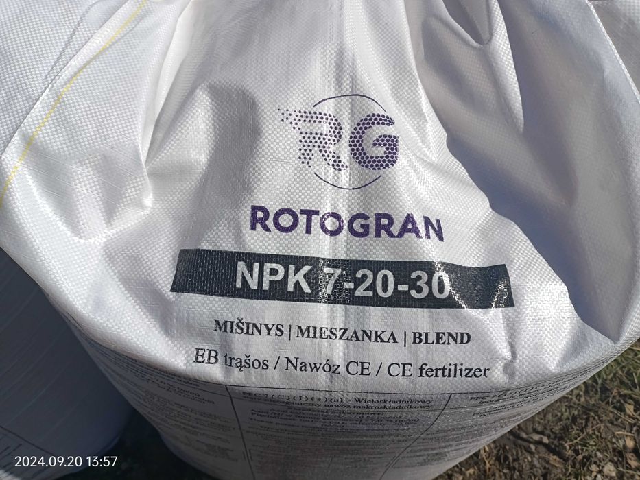 Nawóz wieloskładnikowy NPK big bag odpowiednik POLIFOSKI 6