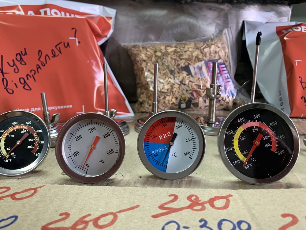 Термометр для коптильни барбекю гриля тандир піч