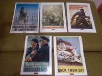 Plakaty Gazety Wojenne 5 sztuk