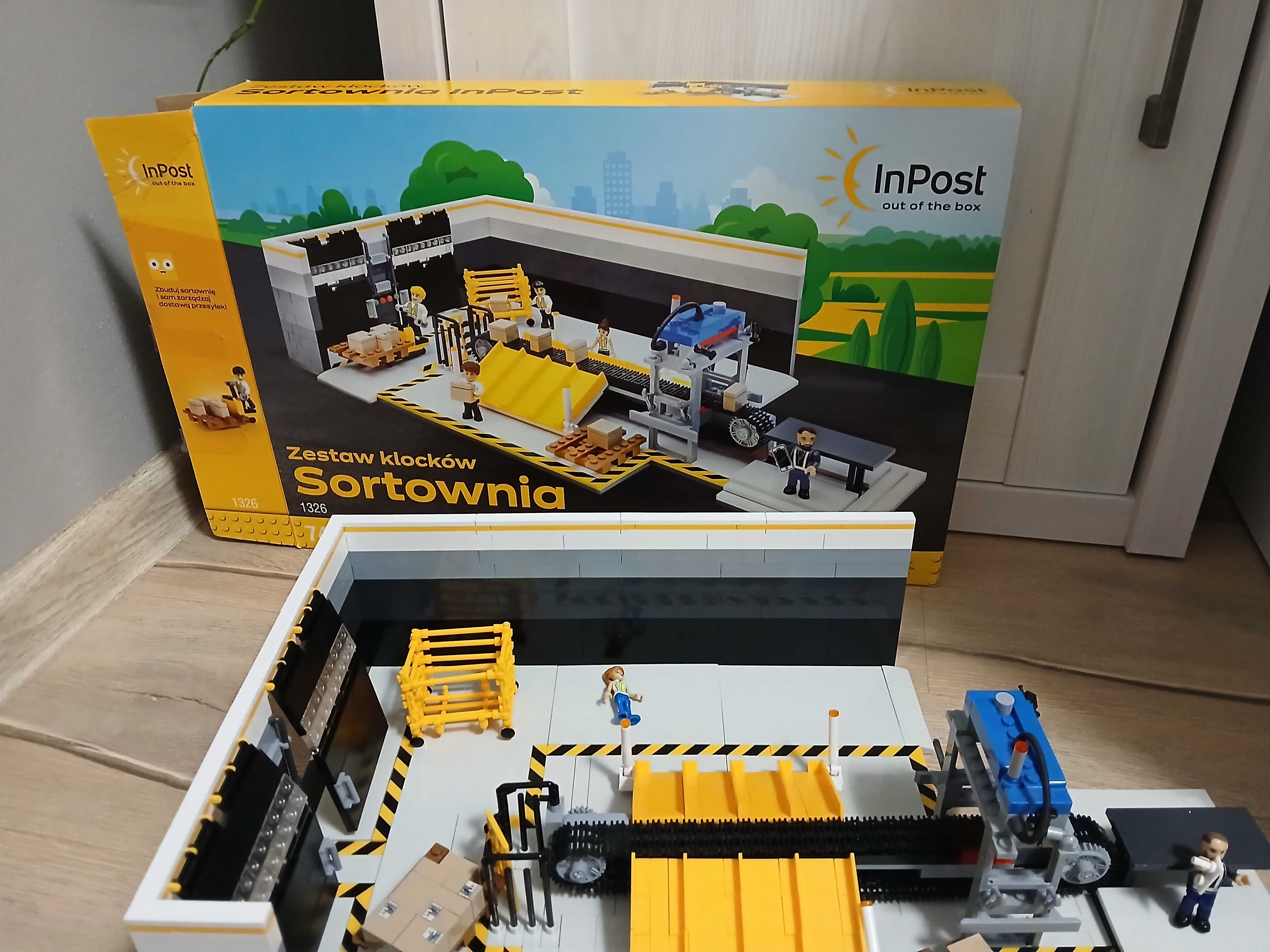 Zestaw klockow sortownia inpost cobi uzywany