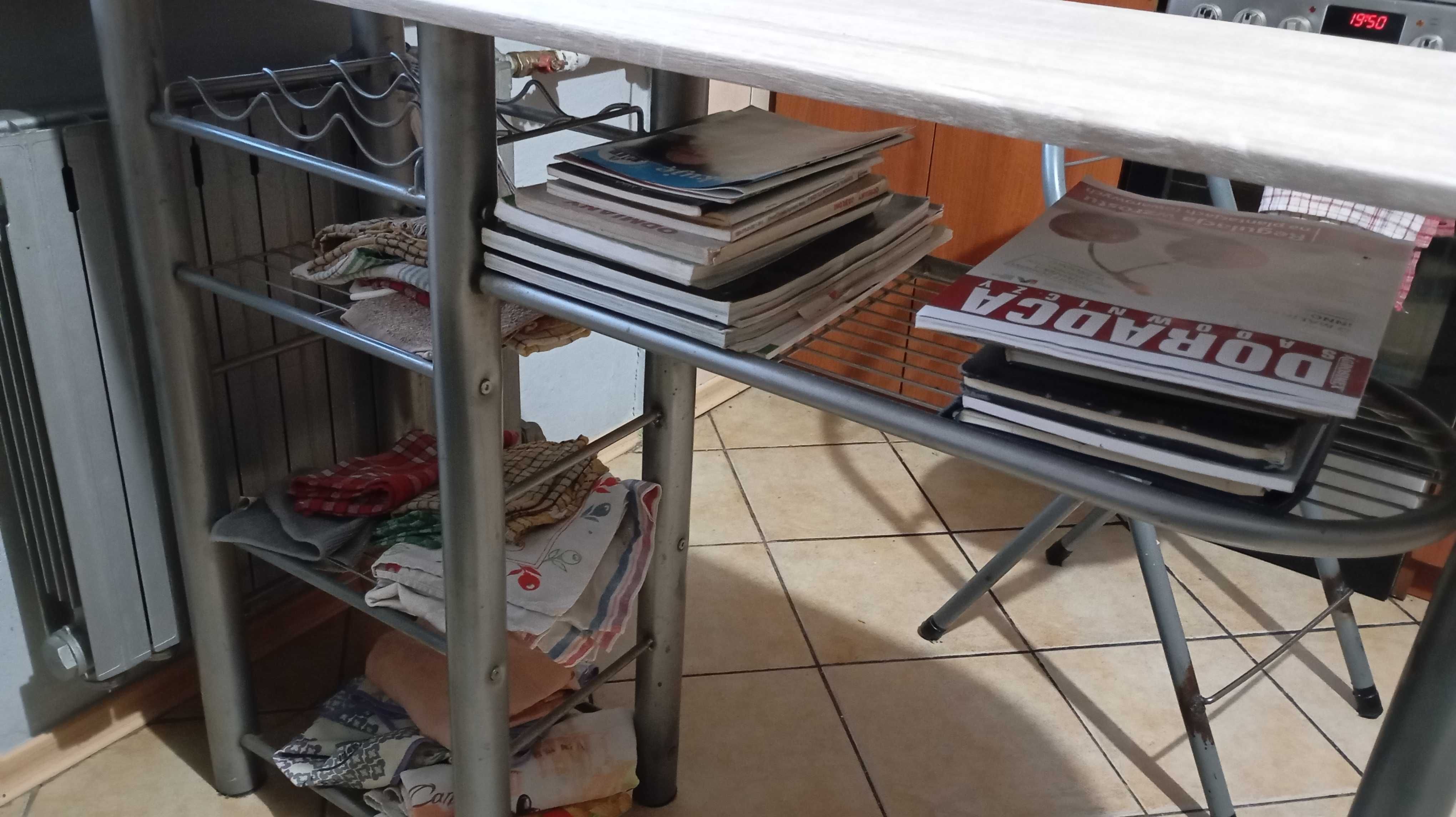 Stół barowy hoker kuchenny kolor Sonoma