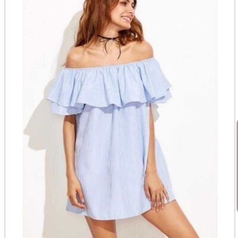 Хлопковое платье зара сарафан туника с оборками для девочки от ZARA