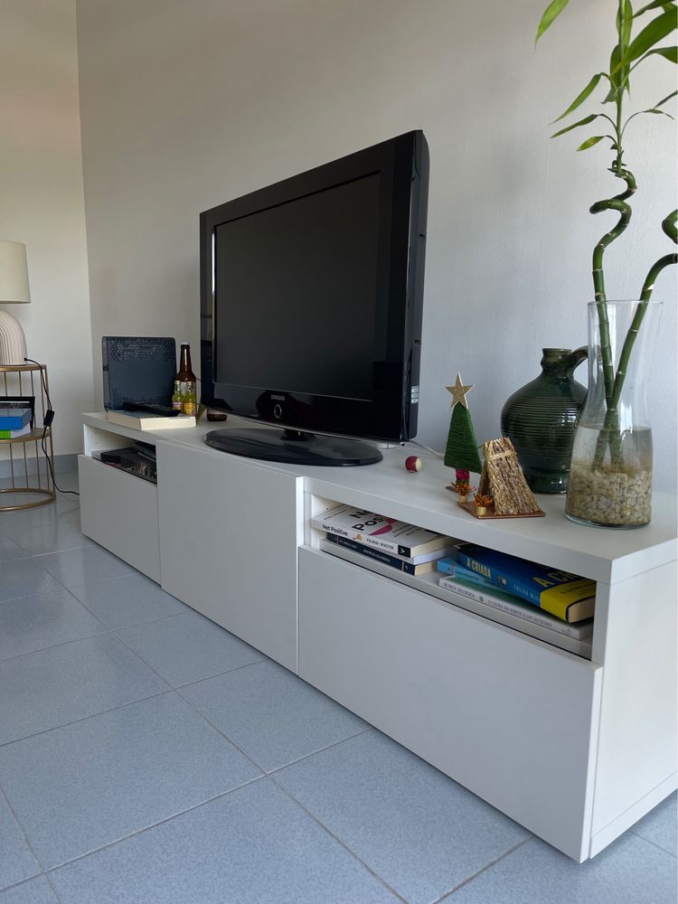 Armário de Televisão, branco, IKEA - Besta