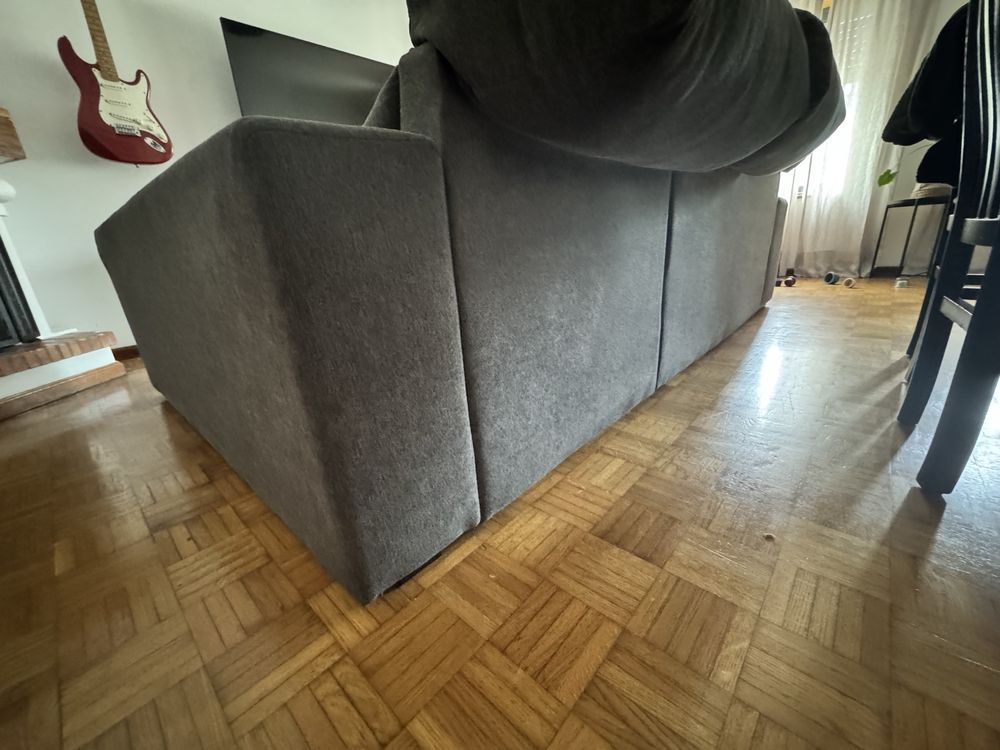 Sofa Cinzento Chaise Long