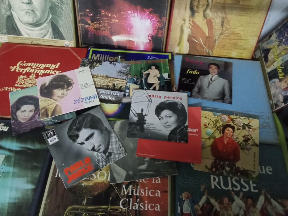 Coleção disco vinil antigo.
