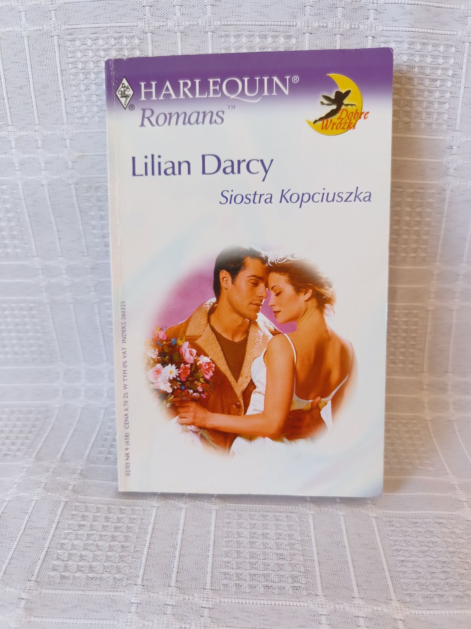 Harlequin " Siostra Kopciuszka" Romans, autor Lilian Darcy