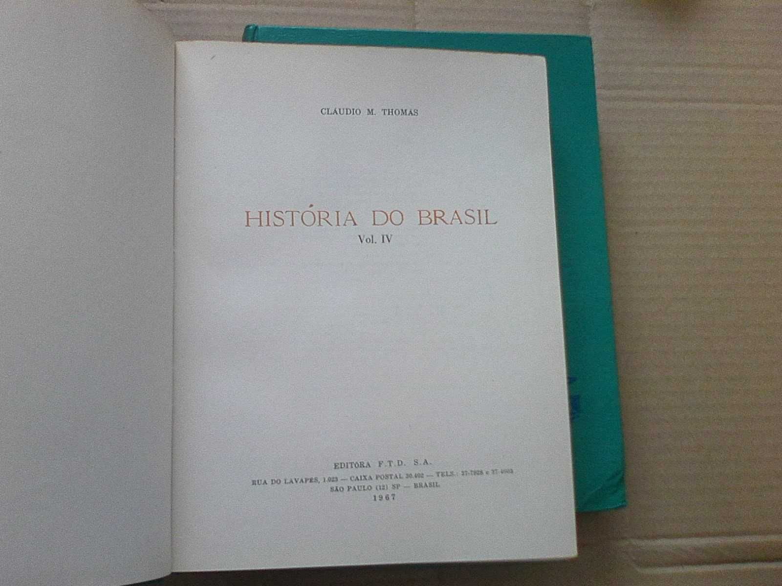 História do Brasi (em 4 Volumes)