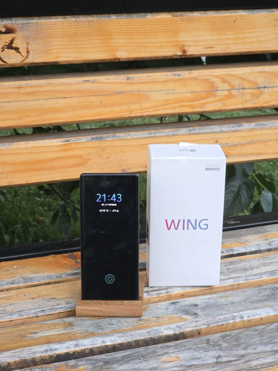 Lg g wing 8/256 з коробкою