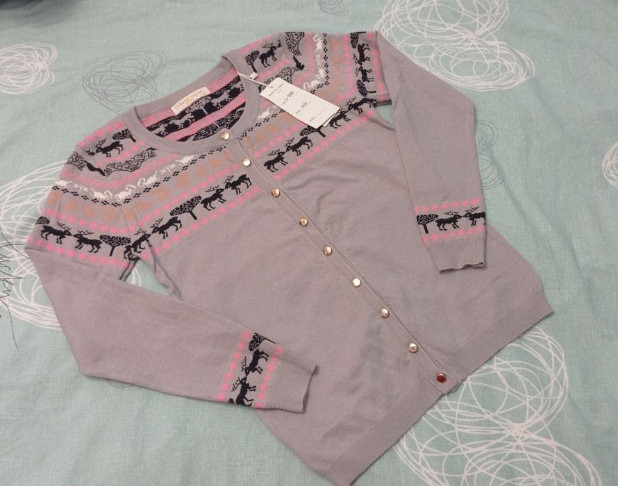 Новорічний жіночий светр, кофта розмір S/M