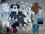 Zestaw paka 25 szt newbie H&M Lattante body kombinezon 0 / 6 msc
